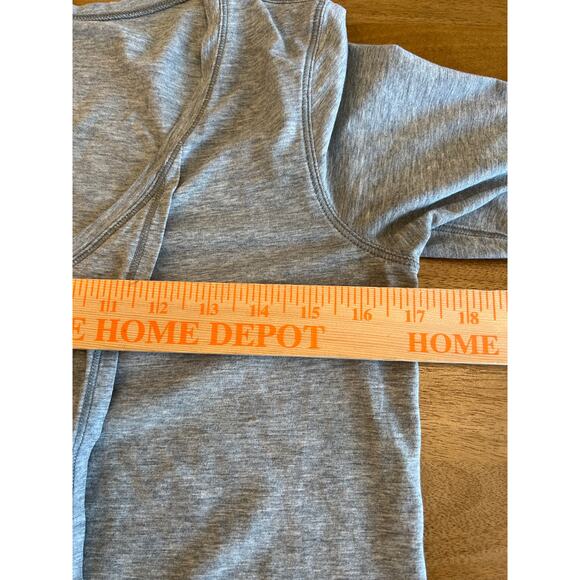 Lululemon Knot a Problem Long Sleeve Tee Gray Women's 8 - Picture 8 of 9